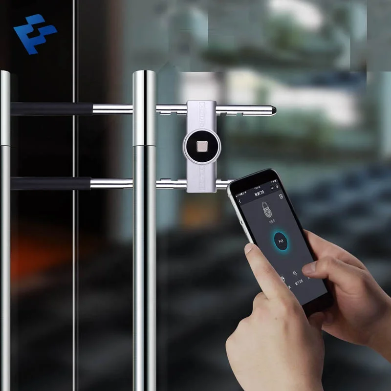 biometr smart glass door lock