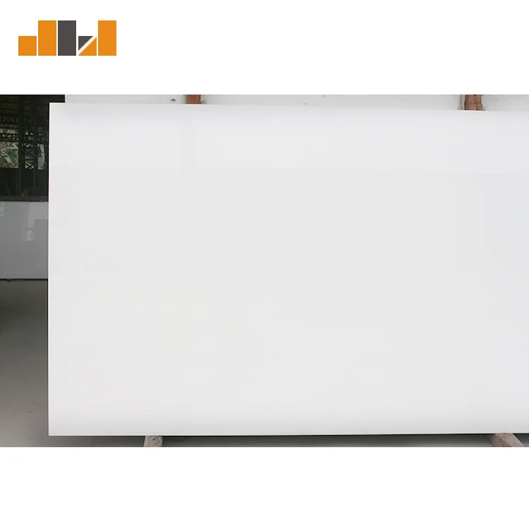 
High end nano crystallized glass stone white marble for countertop 