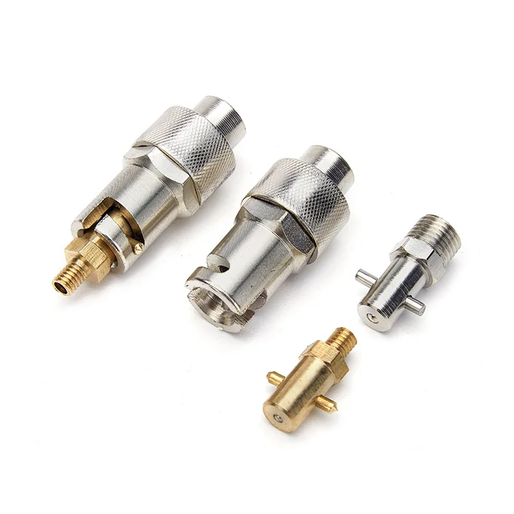 Button Head Grease Fitting Coupler For DIN3404 Flat Grease Nipple