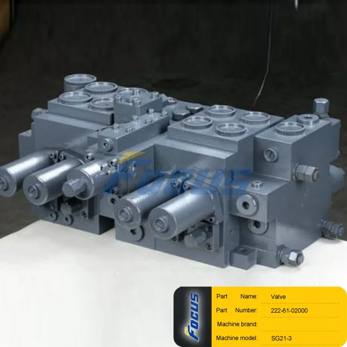 SHANTUI Motor Grader Spare Parts SG21 SG21-3  Valve 222-61-02000