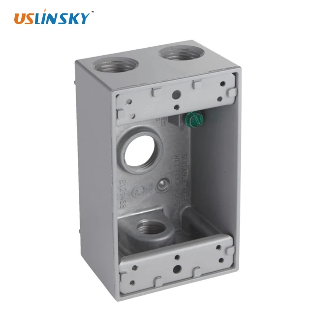 
UL Listed Electrical Aluminium 4 outlet Holes 1/2