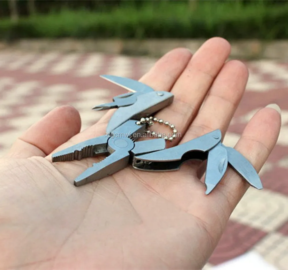 Mini multi-function folding pliers, pocket multi tools