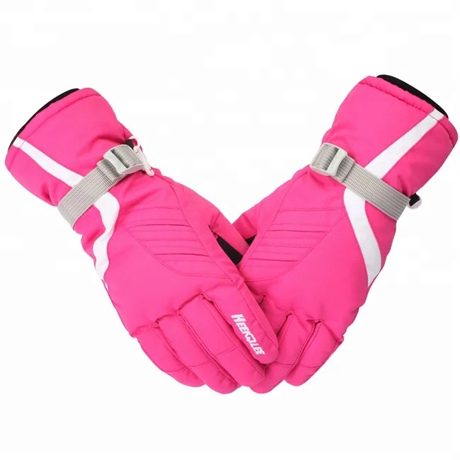 Лидер продаж, оптовая продажа, женские теплые ветрозащитные лыжные перчатки thinsulate для сенсорных смартфонов