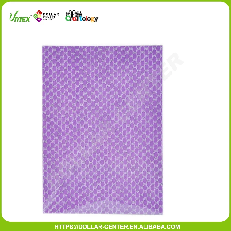 10pk greeting card hand make wholesale purple holographic paper set