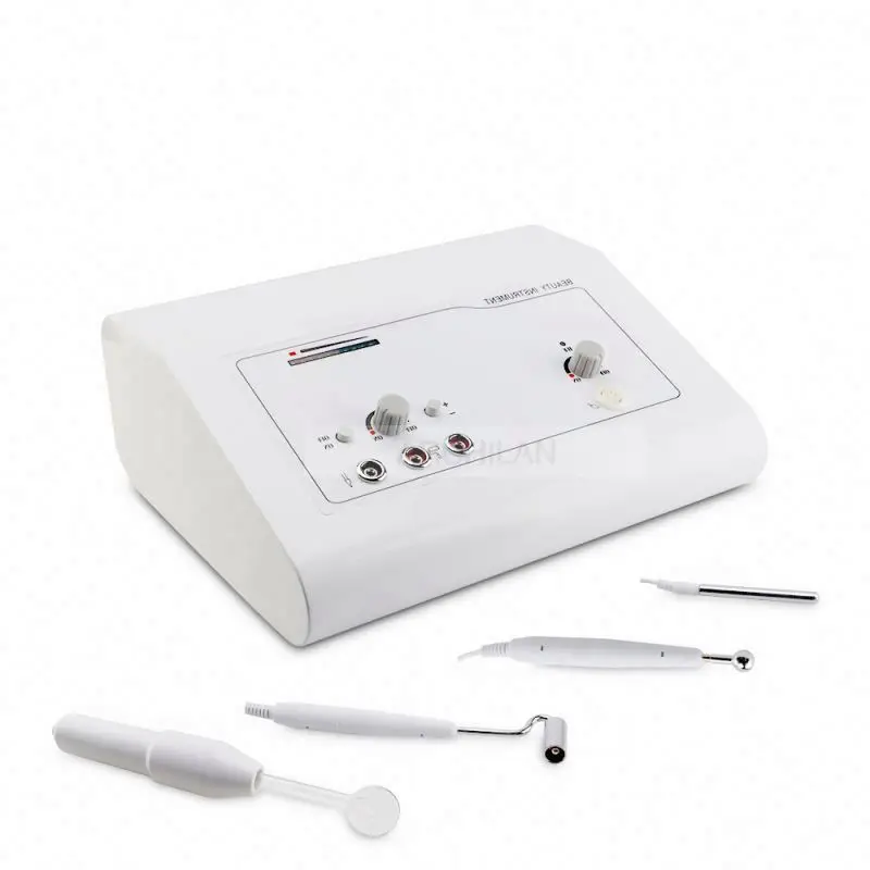 Ionic face massager high frequency ultrasonic facial skin care face lifting beauty machine
