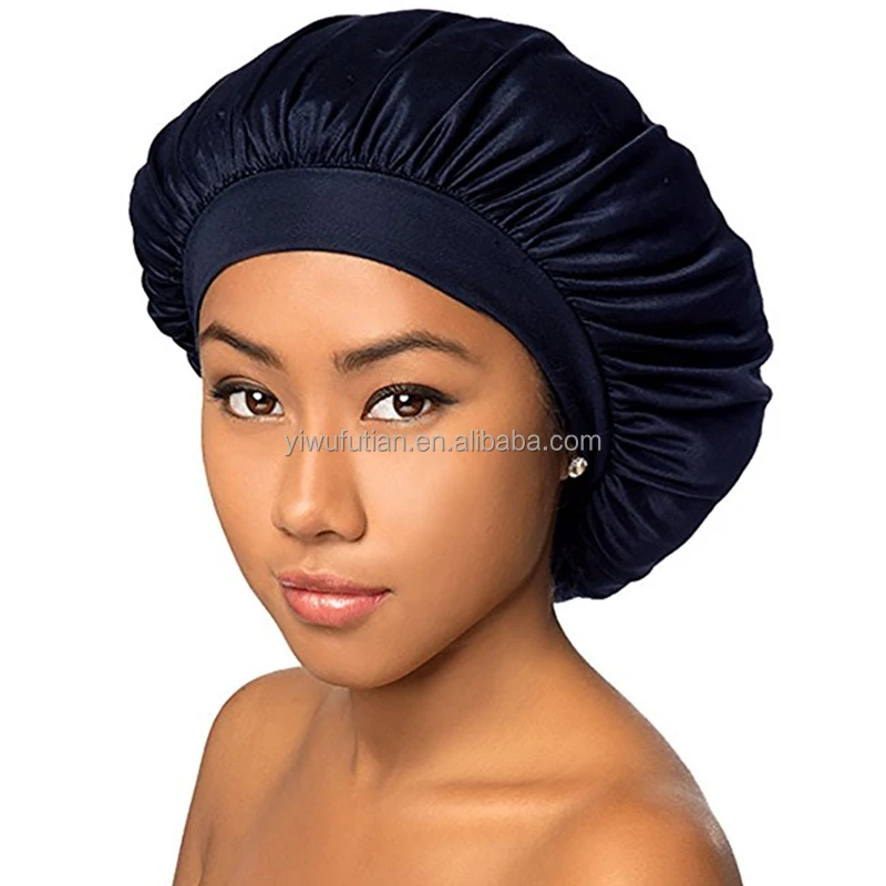 
Soft Sleeping Exotics Satin Sunset Bonnet Sleep Cap Women Shower Cap 