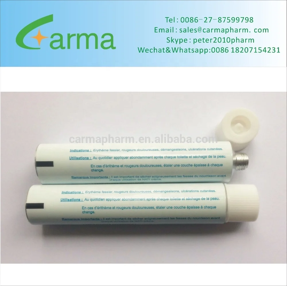 2024 High Quality Collapsible Aluminium Cosmetic Tube Ointment Tube Cream Tube