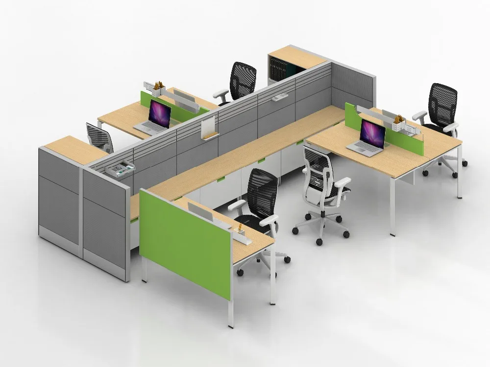 CTS+D4 hot selling modular customized good price green material full steel tile partition office workstation cubicle