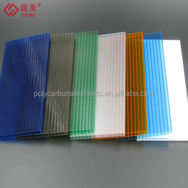 polycarbonate hollow sheet PC roofing panels plastic construction materials