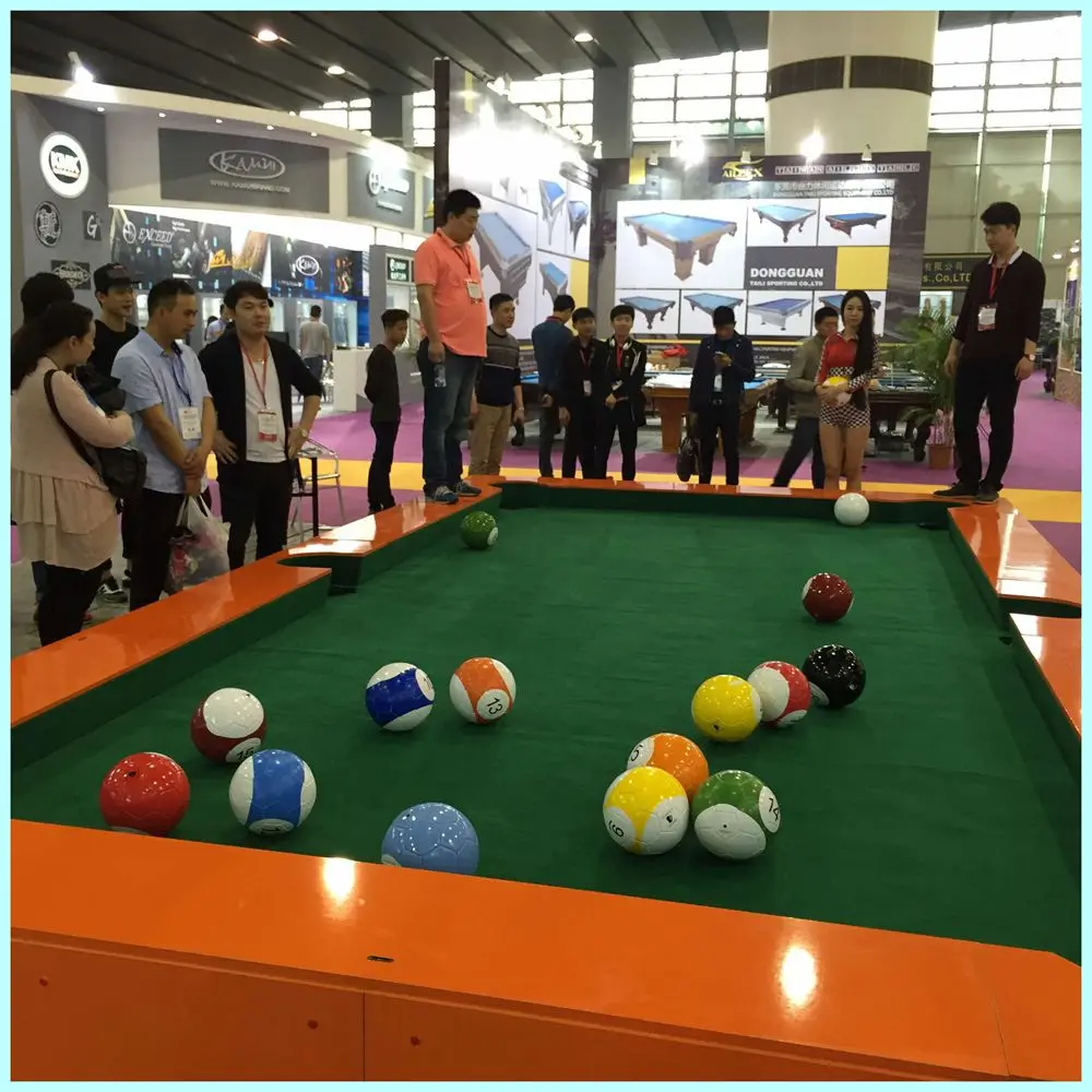 The most professional waterproof footpool billiard soccer table outdoor equipment with balls
