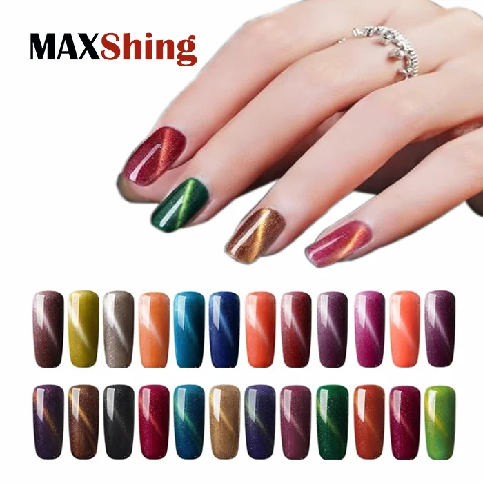 Nail polish pigment powder 3d cat eye magnet nail powder pigment