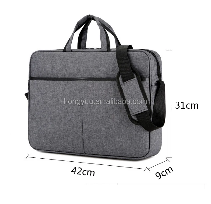 Laptop Bag 15.6 Inch, Fabric Laptop Messenger Shoulder Bag Case Briefcase for 15 - 15.6 Inch Laptop / Notebook