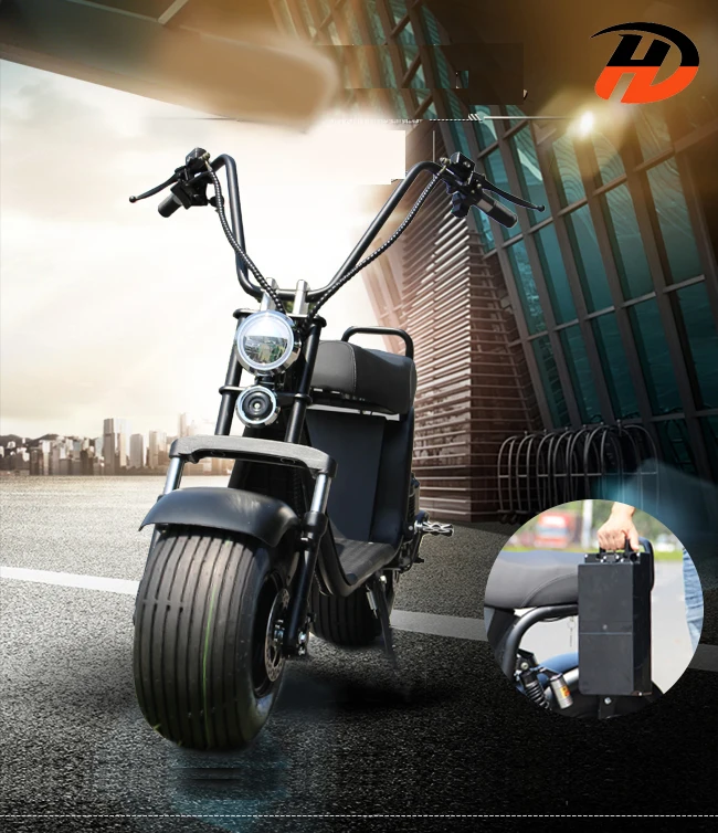 2 wheel scooter with big tire made in china with perfect waterproof removable battery