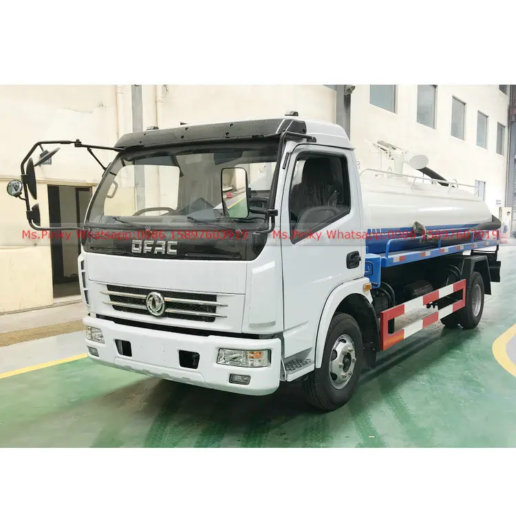 Cheaper Price DFAC Sludge Suction Truck 6m3 Toilet Truck Fecal Suction Car  for Sales