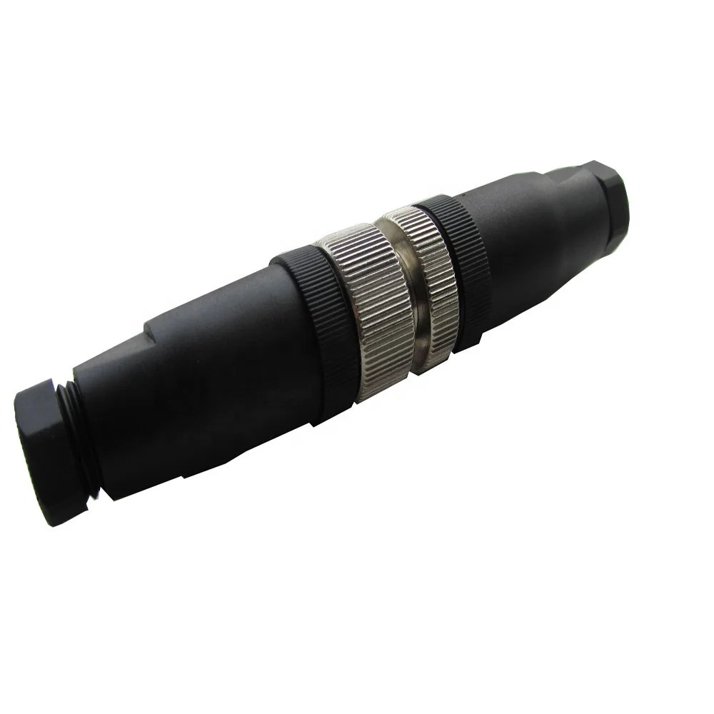 5 pin cable connector right angle m12 female connector screw terminal