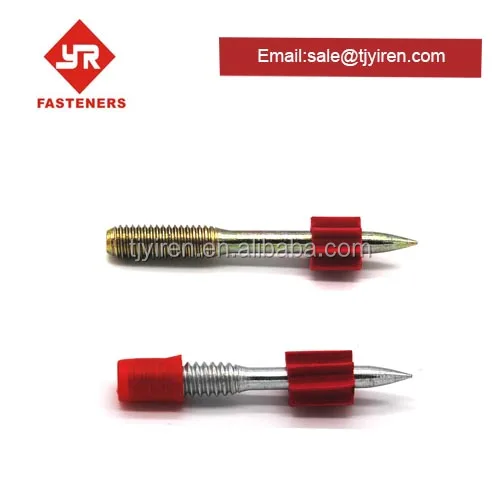 M8 threaded stud drive pins with Knurled shank