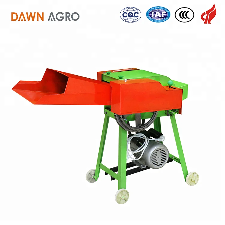 DAWN AGRO Mini Silage Forage Chopper Chaff Cutter Machine Straw Agriculture Grass Cutting Animal Processing Machinery