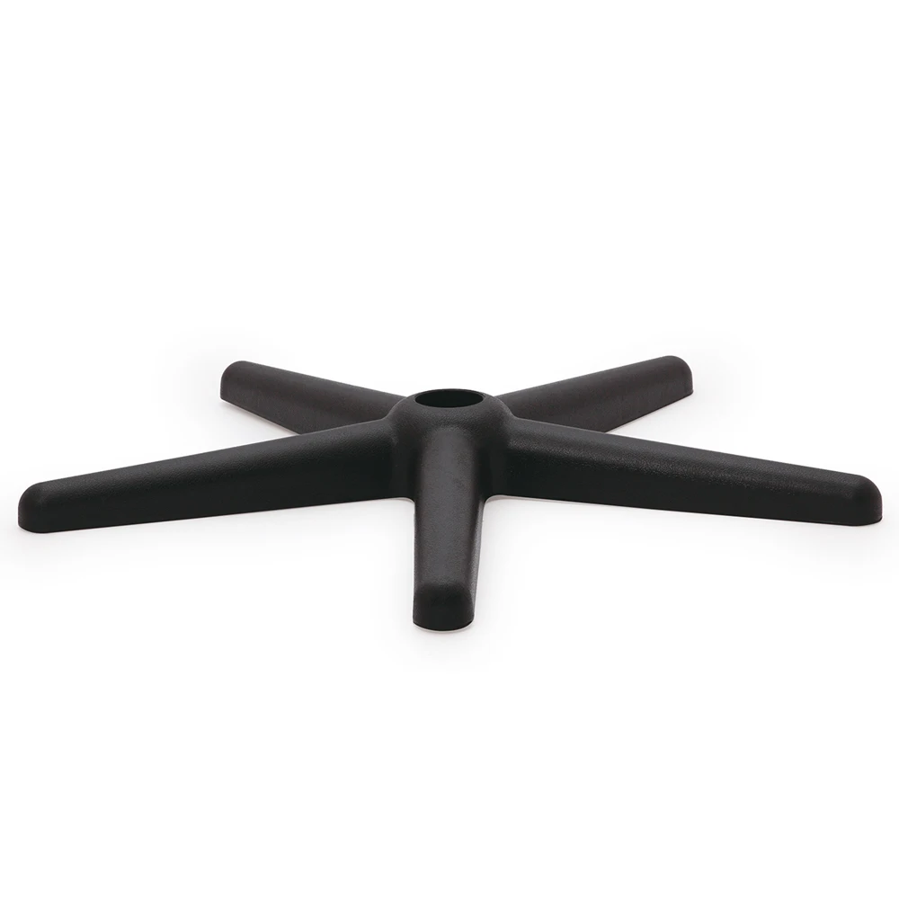 
Swivel plate rocker tilt pneumatic revolving plastic nylon chair base 