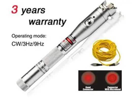 superior optical pen type VFL visible fault locator 30mw visual fault locator