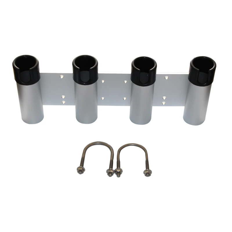 Removable Aluminium Anodized Fishing Rod Holder for 4 rods