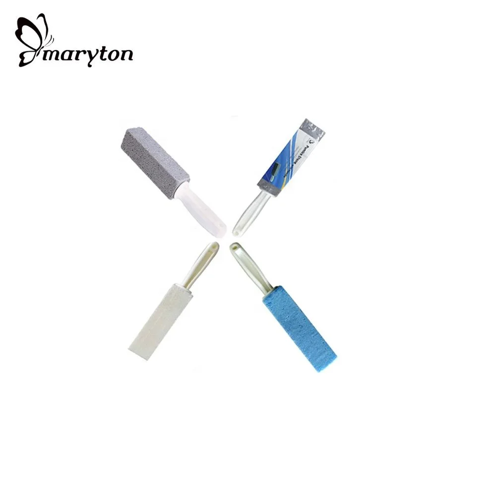 Multi-Purpose Pumice Stone Cleaning Stick with Handle for Toilet Bowl Rust Grill Household Cleaning