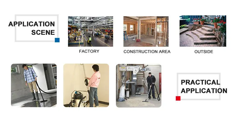 3000W Two Motors Tri Motors Wet Dry car wash Industrial Vacuum Cleaners