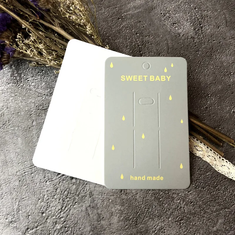 
Hair Clip Paper Card Holder With Custom Logo 