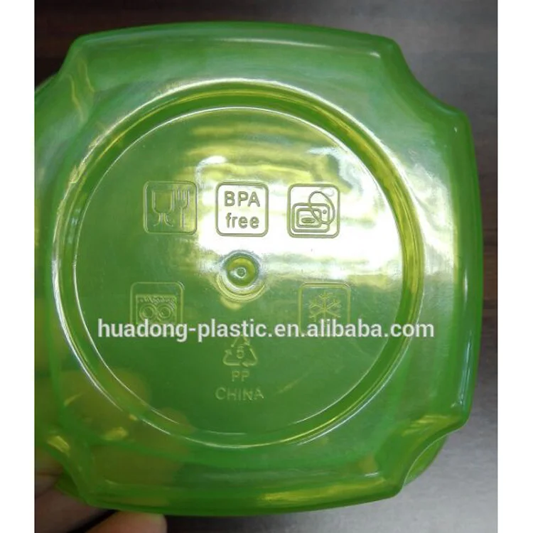 Food Grade Transparent Color Plastic Box PP Mini Fruit Plastic Box