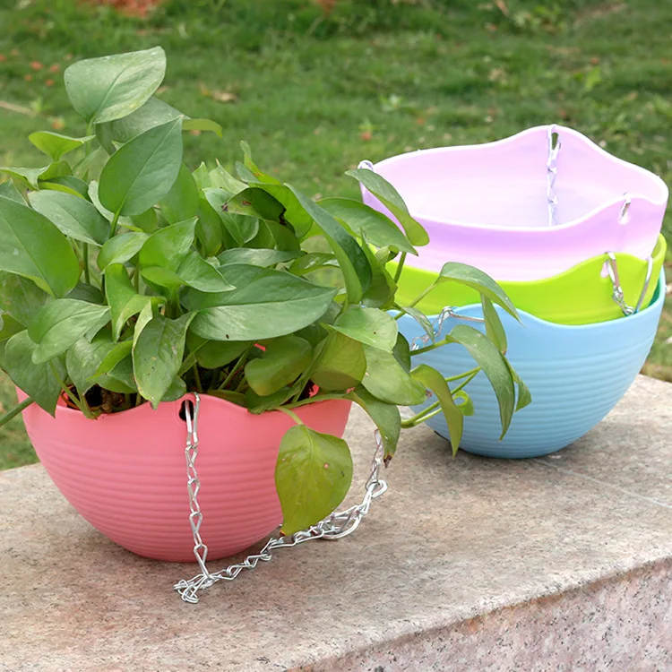 Plastic Flower pot hanging flower pot Sky Plants Pot