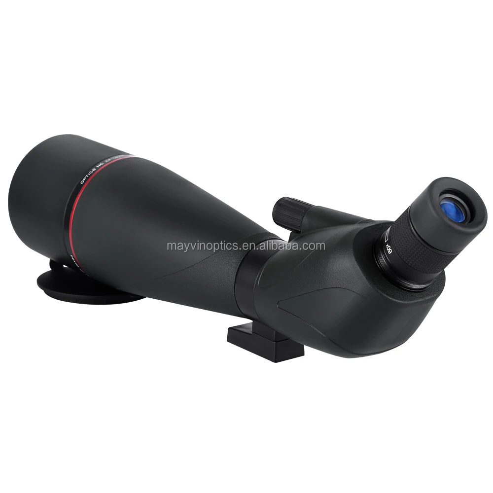 Factory Spotting Scopes with Tripod 20-60x80 Angled Waterproof Range Shooting Scope with OEM Service for Target Shooting
