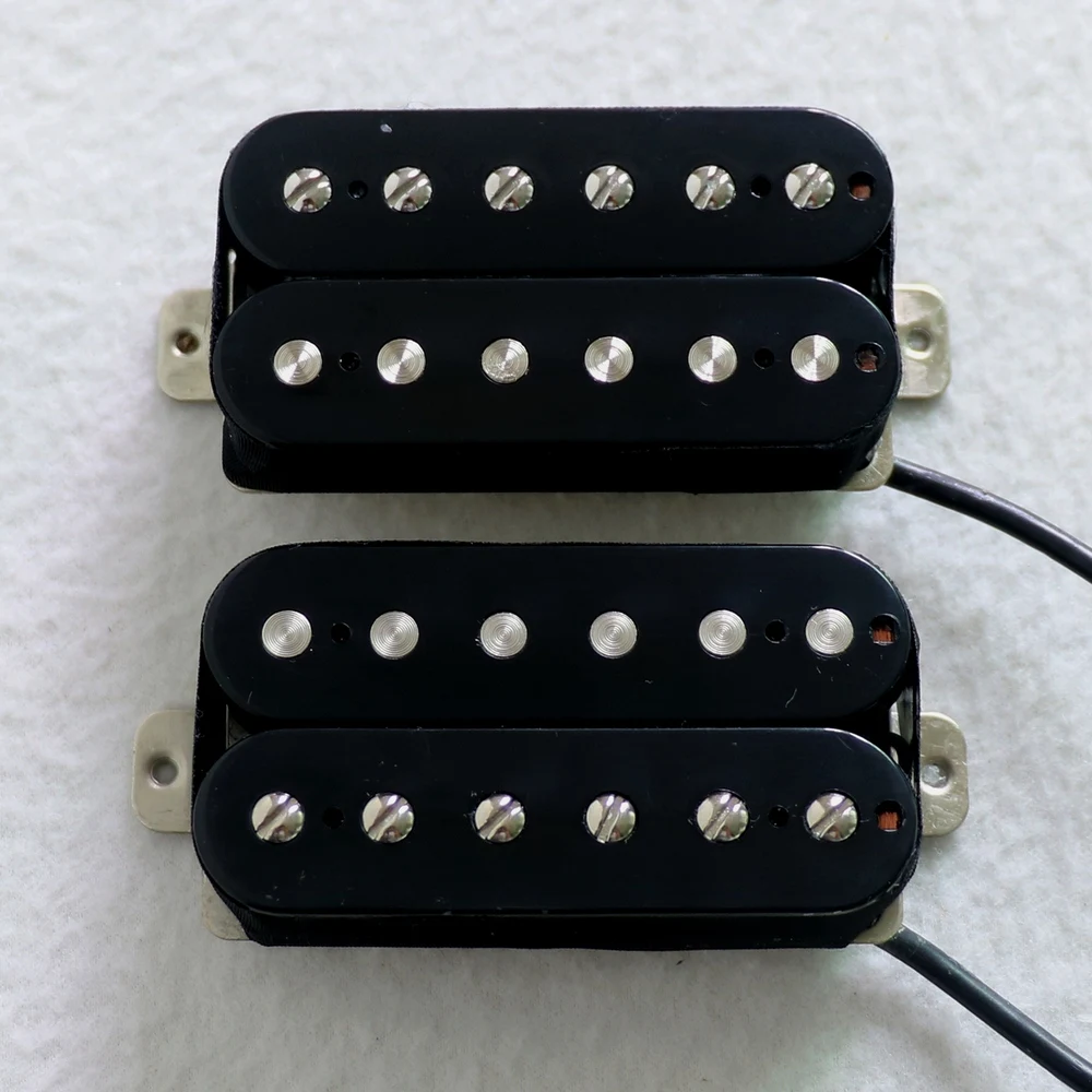 Donlis Quality OEM High Output Alnico 5 Humbucker Guitar Pickup with Nickel Silver Baseplate in black/zebra/ivory colors