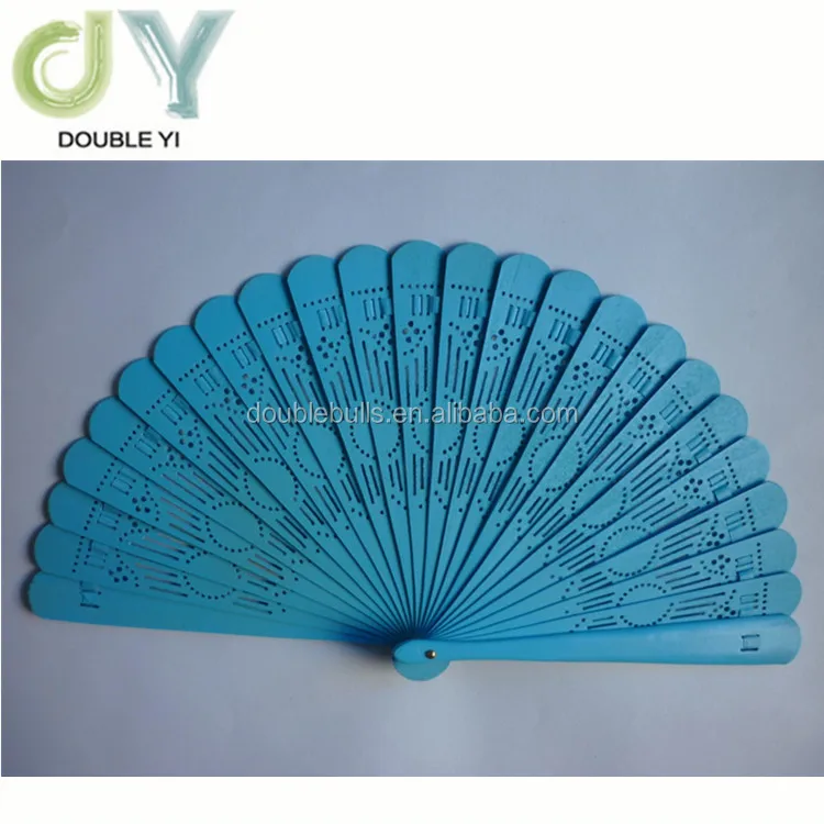 Custom superior quality hand painted spanish wood fan