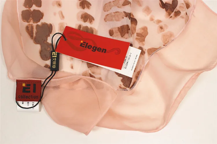 Bridesmaid Shawl Satin Van Gogh Japanese Like Flight Attendant Polyester Pattern Designer Red Large Silk Scarf