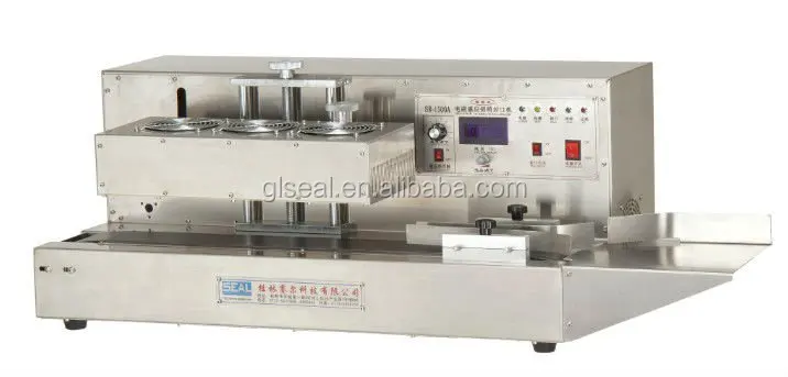
automatic continuous band sealer machine for plastic bottle 