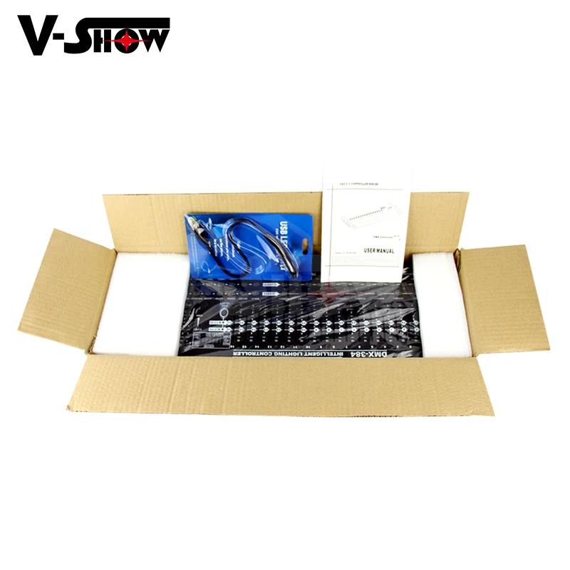 Mini dmx lighting dmx384 intelligent controllers / led running light controller