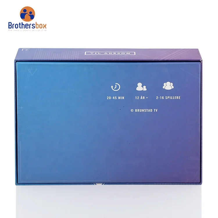 
 Печатная коробка для настольной игры с индивидуальным дизайном  