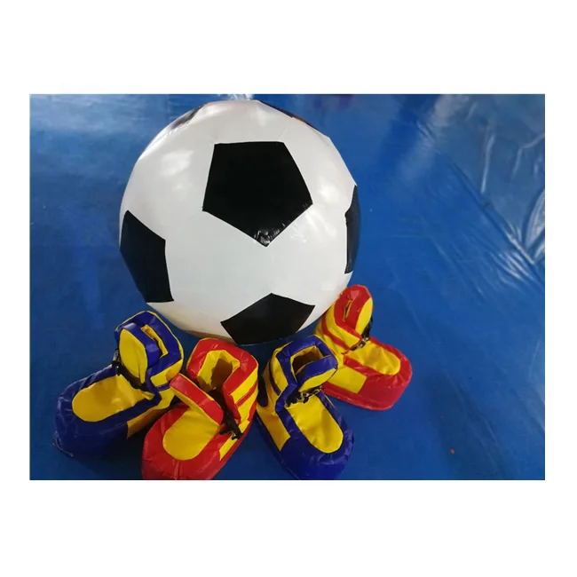 Outdoor team building game Giant Inflatable Sports Shoes /inflatable football shoes/inflatable soccer speed shoes