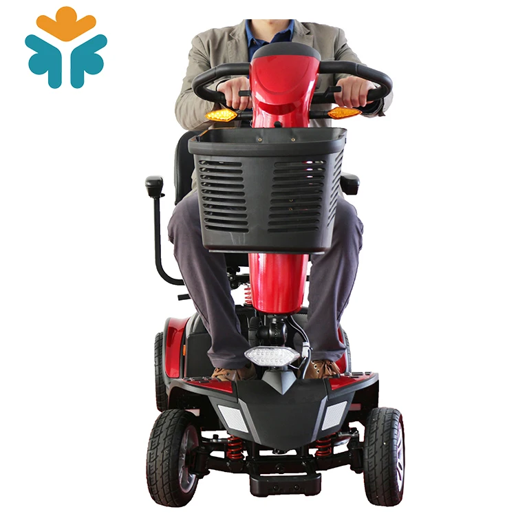 Compact Power Adult folding Electric Tricycle Mobility Four Wheel Scooter