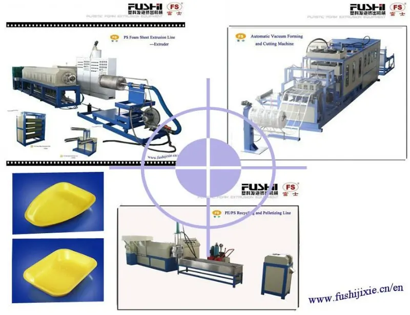 vacuum forming machine for polystyrene box