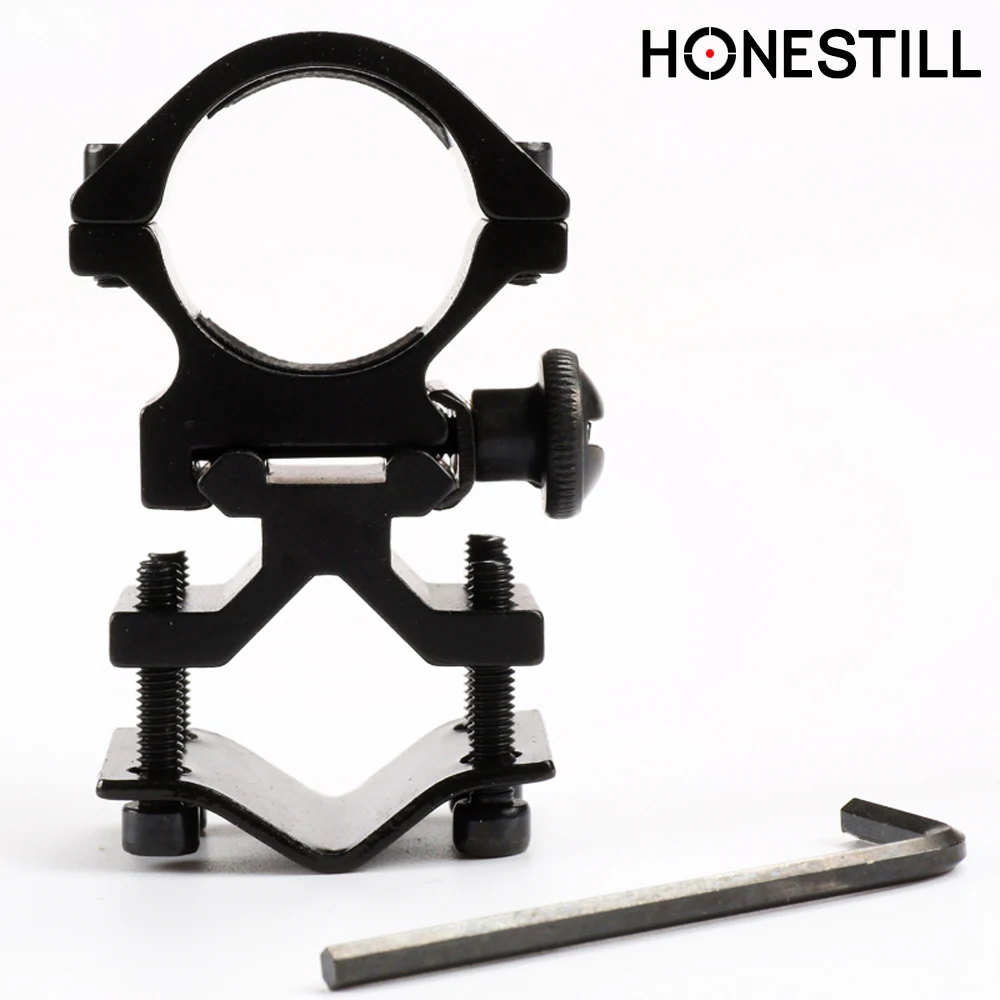 Universal  25.4mm Scope Ring Mount Flashlight Optic Sight  Mount  Adapter For 20mm