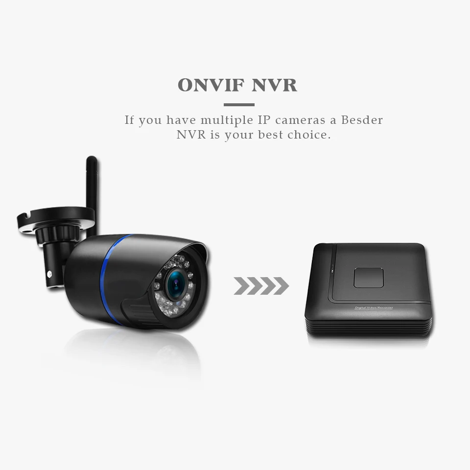  Yoosee Wi-Fi IP-камера 720P 960P 1080P Беспроводная Проводная ONVIF P2P CCTV цилиндрическая наружная камера со слотом для SD-карты макс. 64 ГБ