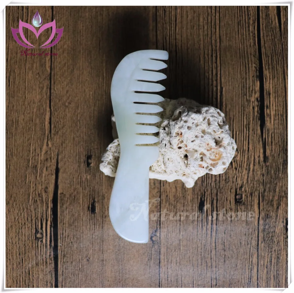 wholesale chinese medicine apparatus natural jade comb guasha Therapy head Massage tool
