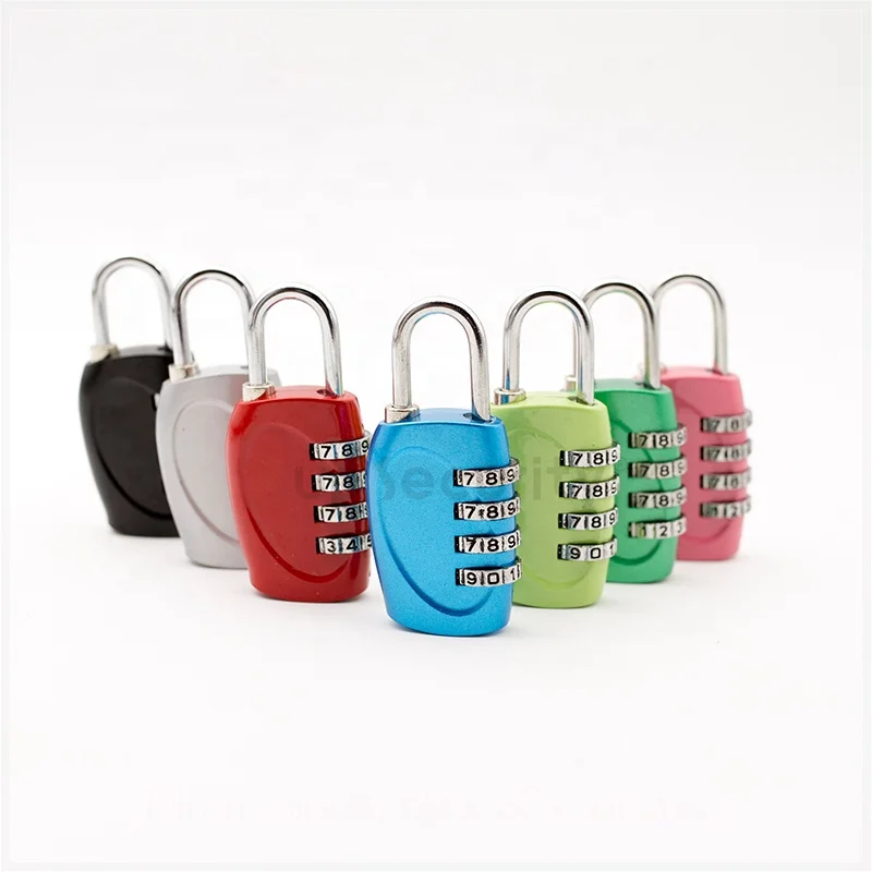 Mini Padlock Travel Suitcase Password Lock Security Luggage tag lock 4 Digit Combination Lock