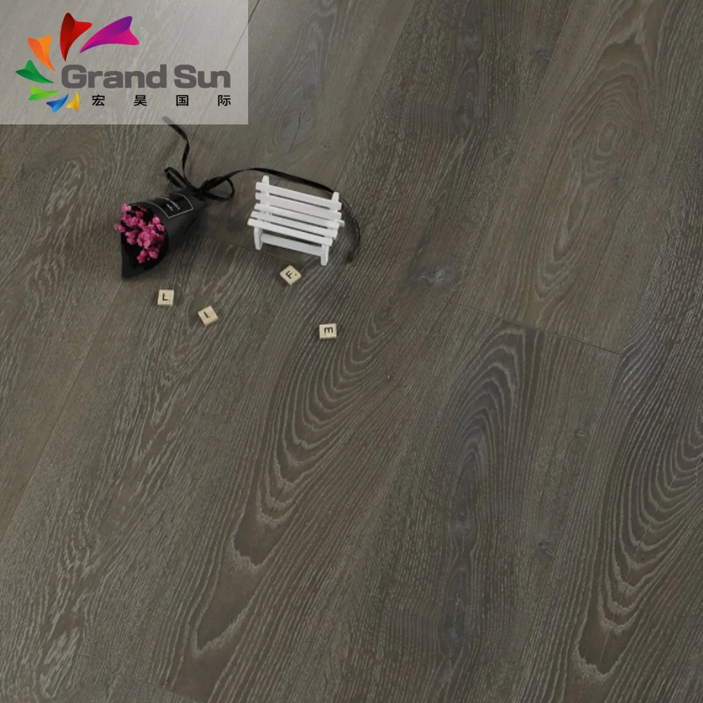 Wood 12mm black oak laminate flooring