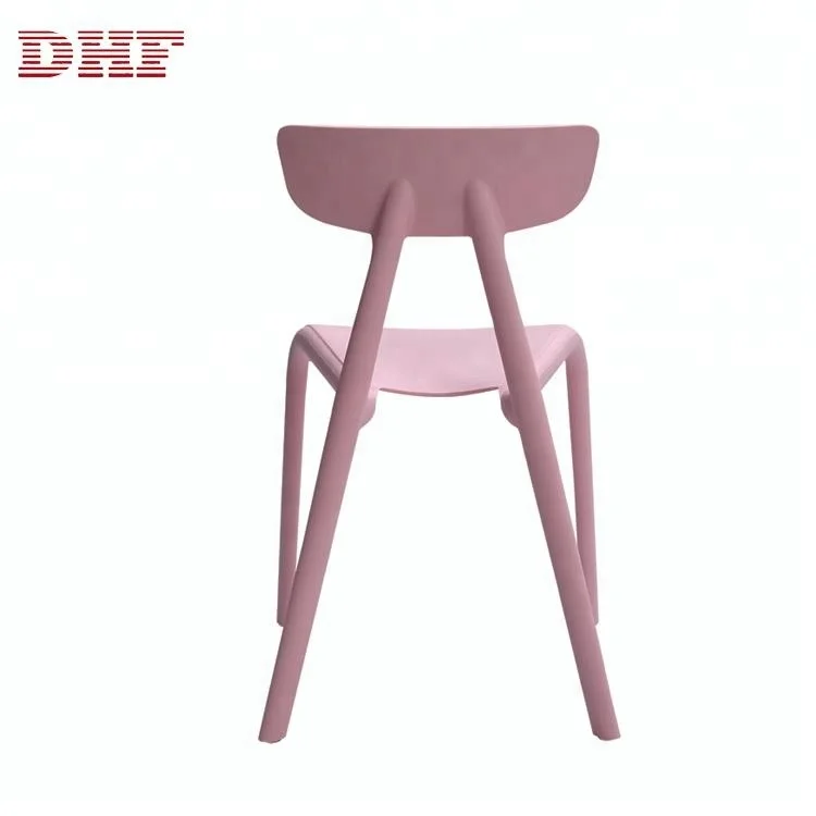 Modern stackable plastic chairs for the kitchen Indoor children party chair