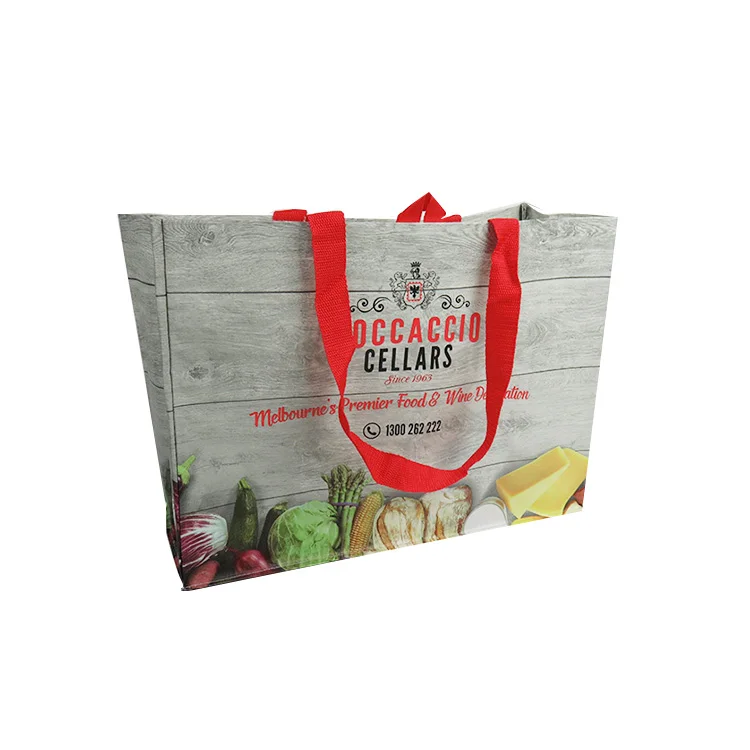 Reusable pp non woven laminated carrier shopping bags