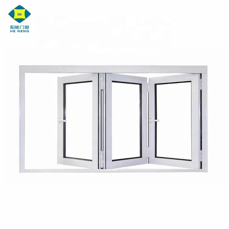 Aluminium Glass Accordion Windows Made in China Factory Price Outdoor Foldable Graphic Design Folding Glass Door Modern Finished