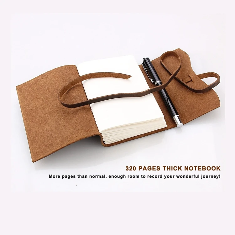 Customized Handmade Genuine Crazy Horse Leather Journal Rustic Vintage Planner Diary Sketchbook 5 7 Inches A5 Planner Journal