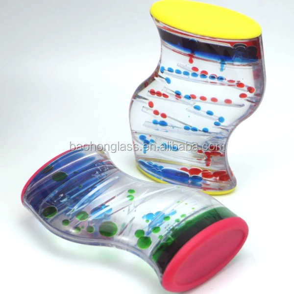 Novelty Souvenir Oil Water Liquid Motion Sand Timer For Toy