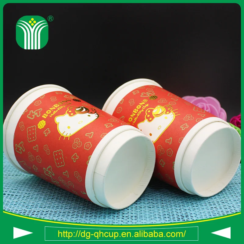 
custom logo printed anti-heat 12oz mcdonalds paper cup 